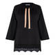 ELENA MIRO KNITTED TUNIC BLACK