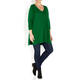 ELENA MIRO KNITTED TUNIC GREEN