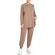ELENA MIRO KNITTED TROUSERS CAMEL