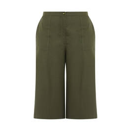 ELENA MIRO SHORTS KHAKI - Plus Size Collection