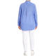 ELENA MIRO COTTON EMBROIDERED SHIRT SOFT BLUE
