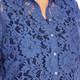 ELENA MIRO LACE SHIRT DENIM