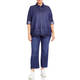 ELENA MIRO EMBROIDER DENIM SHIRT 