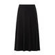 ELENA MIRO FLARE JERSEY SKIRT BLACK 