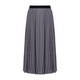 Elena Miro PLEATED MAXI SKIRT GREY