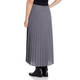 Elena Miro PLEATED MAXI SKIRT GREY