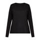 ELENA MIRO WOOL BLEND SWEATER BLACK