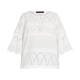 ELENA MIRO BRODERIE ANGLAISE TOP