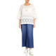 ELENA MIRO BRODERIE ANGLAISE TOP