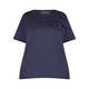 ELENA MIRO SEQUIN EMBELLISHED T-SHIRT NAVY