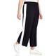 ELENA MIRO BLACK WIDE TROUSER WITH STRIPE