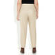 ELENA MIRO FAUX-LEATHER TROUSERS STONE