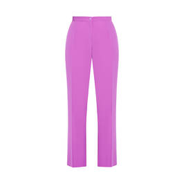 ELENA MIRO ENVERS-SATIN TROUSERS WISTERIA  - Plus Size Collection