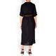 PIAZZA DELLA SCALA LINEN DRESS BLACK