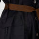 PIAZZA DELLA SCALA LINEN DRESS BLACK
