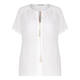 ELENA MIRO TASSEL TIE TOP WHITE