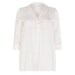 Piazza Della Scala Cotton Silk Shirt With Optional Belt - Plus Size Collection