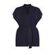 ELENA MIRO KNITTED GILET NAVY