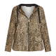 ELENA MIRO HOODY LEOPARD PRINT 