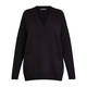ELENA MIRO PURE WOOL KNITTED TUNIC BLACK