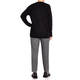 ELENA MIRO PURE WOOL KNITTED TUNIC BLACK