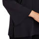 ELENA MIRO LONG-SLEEVE T-SHIRT WITH FLARED CUFF BLACK 
