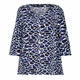 BEIGE GIRAFFE PRINT TUNIC NAVY