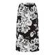 PIERO MORETTI STRETCH JERSEY PRINT SKIRT MONOCHROME