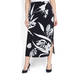 PIERO MORETTI STRETCH JERSEY PRINT SKIRT NAVY