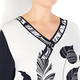 PIERO MORETTI PRINTED TUNIC NAVY