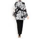PIERO MORETTI MONOCHROME CHIFFON TWINSET