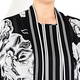 PIERO MORETTI MONOCHROME CHIFFON TWINSET