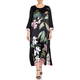 PIERO MORETTI ORCHID PRINT DRESS