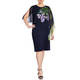 PIERO MORETTI EMBELLISHED GEORGETTE DRESS