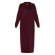 PIERO MORETTI EMBELLISHED KNIT DRESS BORDEAUX