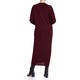 PIERO MORETTI EMBELLISHED KNIT DRESS BORDEAUX