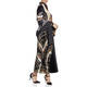PIERO MORETTI SILK AND WOOL BLEND STOLE BRONZE PAISLEY