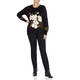 PIERO MORETTI EMBELLISHED INTARSIA SWEATER