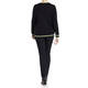 PIERO MORETTI SATIN FRONT SWEATER 