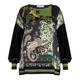 PIERO MORETTI PAISLEY TUNIC GREEN