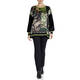 PIERO MORETTI PAISLEY TUNIC GREEN