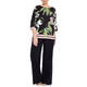 PIERO MORETTI ORCHID TOP BLACK