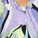 PIERO MORETTI SATIN JERSEY TWINSET PRINTED LAVENDER