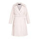 Marina Rinaldi Leather Coat Blush Pink