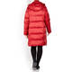 MARINA RINALDI GABERDINE DOWN JACKET RED