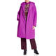 MARINA RINALDI QUILTED COAT MAGENTA