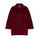 MARINA RINALDI DOUBLE FACE COAT BORDEAUX