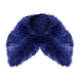 MARINA RINALDI FAUX FUR COLLAR BLUETTE 