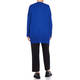 MARINA RINALDI ABSTRACT INTARSIA CARDIGAN COBALT