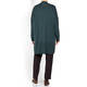 MARINA RINALDI WOOL BLEND CARDIGAN FOREST GREEN